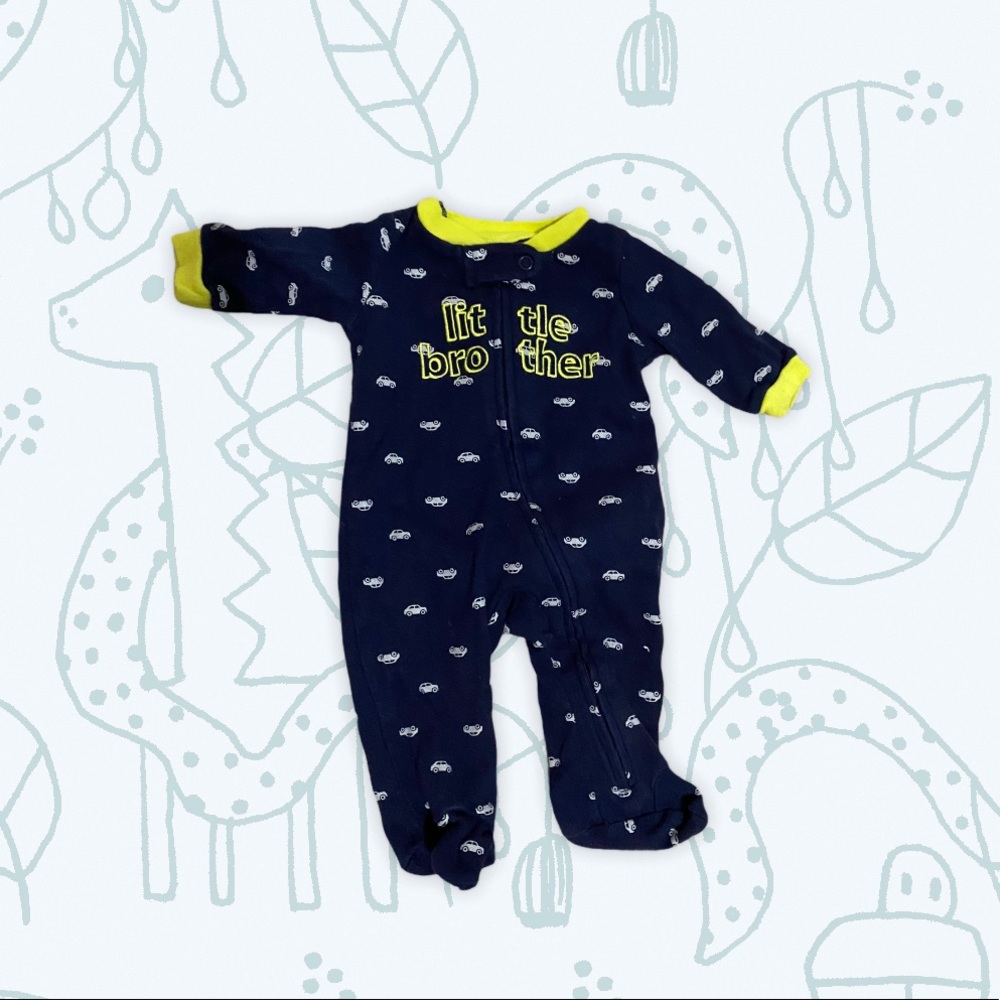 [3 for $15] Little Brother baby PJ sleeper